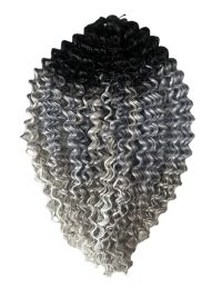 Crochet Hair Funky Silver Ombre 100g