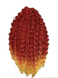 Crochet Hair Ariel Red/Yellow 300g