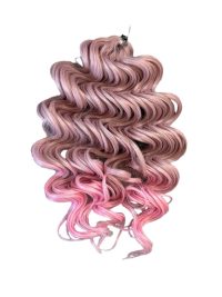 Crochet Hair Big Curls ombre pink 100g
